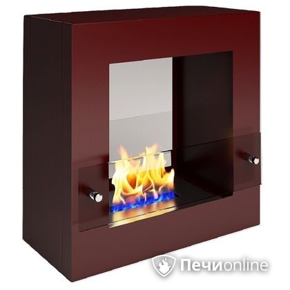 Биокамин ЭкоЛайф Cube Glass black burgundy Арома, c250 в Ирбите